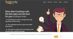Desktop Screenshot of hotelminder.com